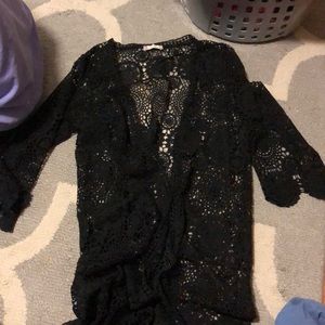 Black lacey cardigan